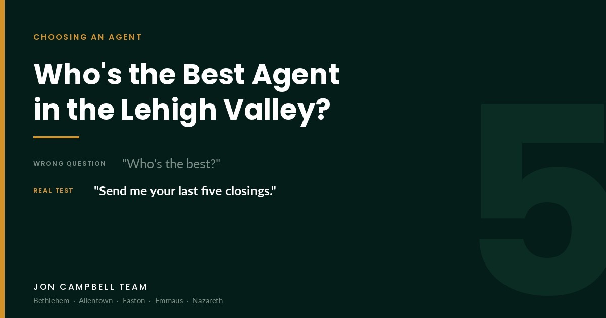 How to Find the Best Real Estate Agent in the Lehigh Valley