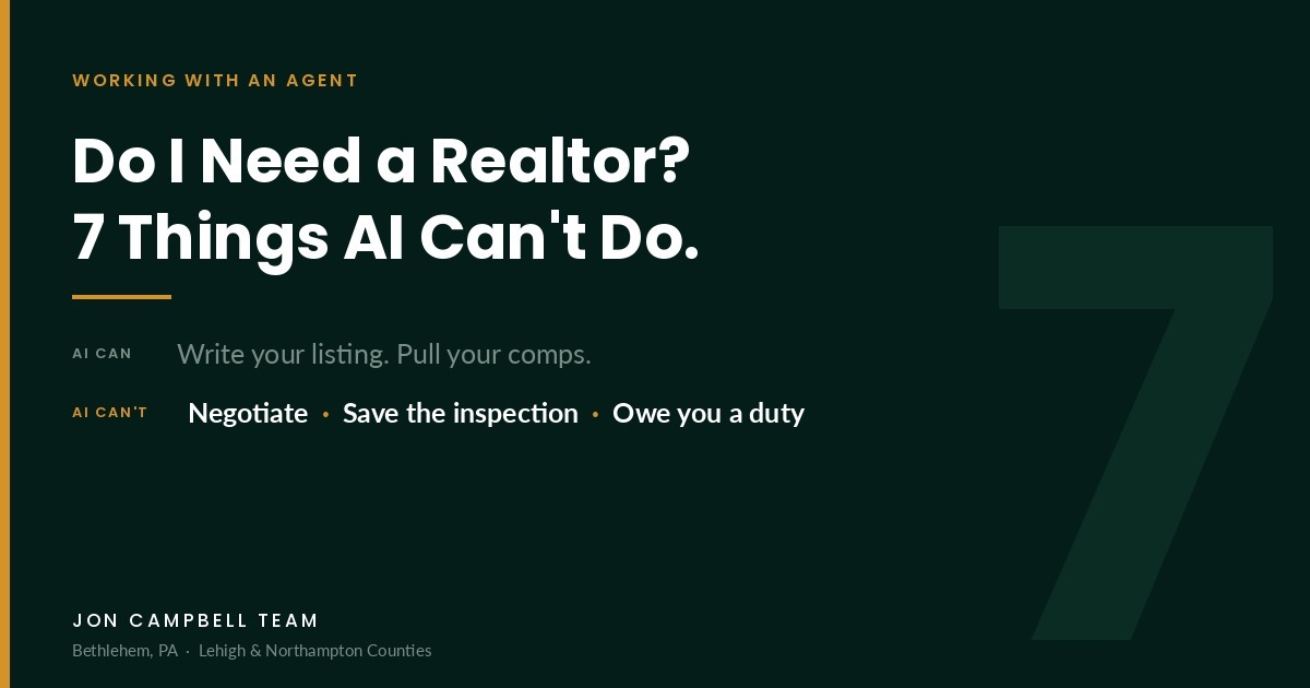Do I Need a Realtor? 7 Things AI Can’t Do